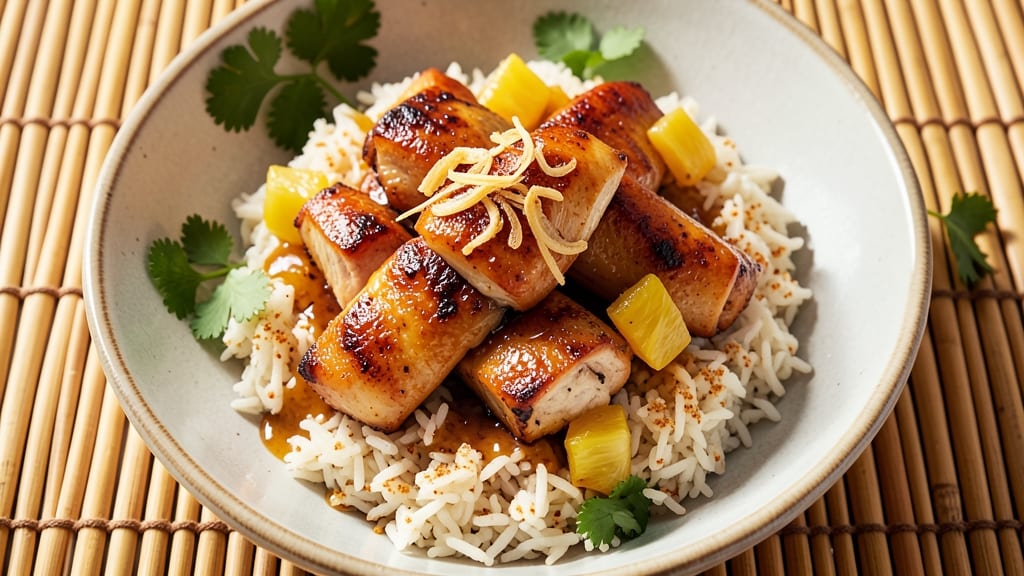 Easy Hawaiian Pineapple Chicken Recipe with Rice: Tropical One-Pan Feast in 30 Minutes