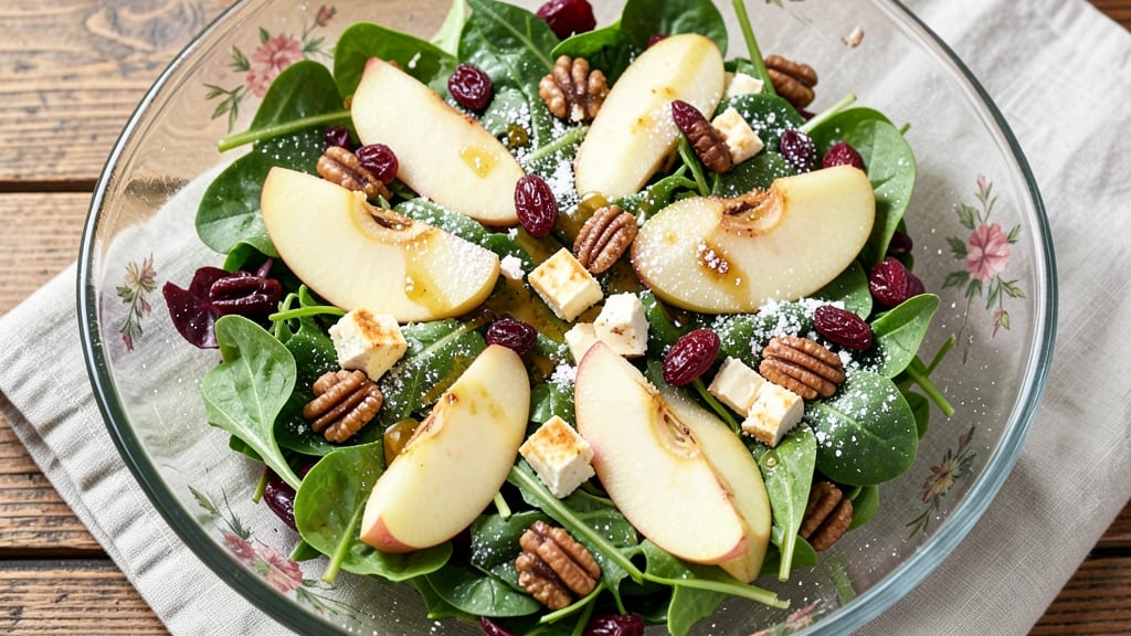 Holiday Apple Salad Recipe: Festive Crunch With Warm Spice Streusel