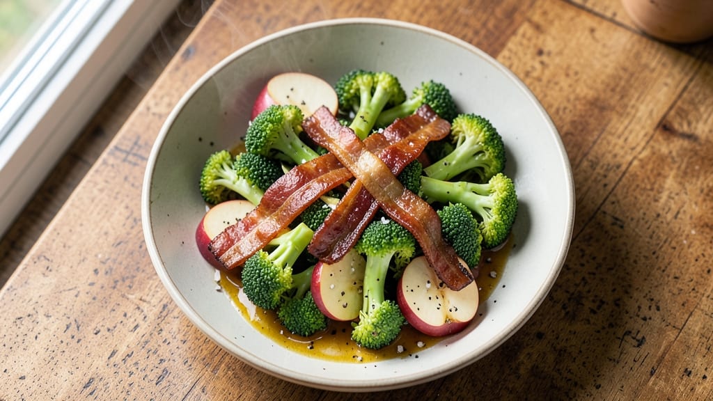 Broccoli Bacon Apple Salad Recipe: Crunchy Sweet-Savory Bite in One Bowl