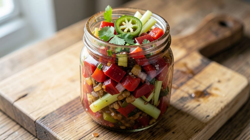 Canning Diva Salsa Recipe Apple Cider Vinegar: Bright, Crisp Celery and Tangy Vinegar Kick