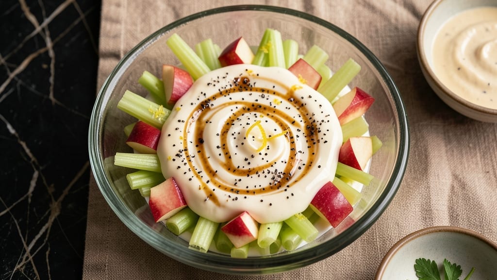 Fuji Apple Chicken Salad Dressing Recipe: Celery-Pepper Crunch Meets Tangy Sweetness