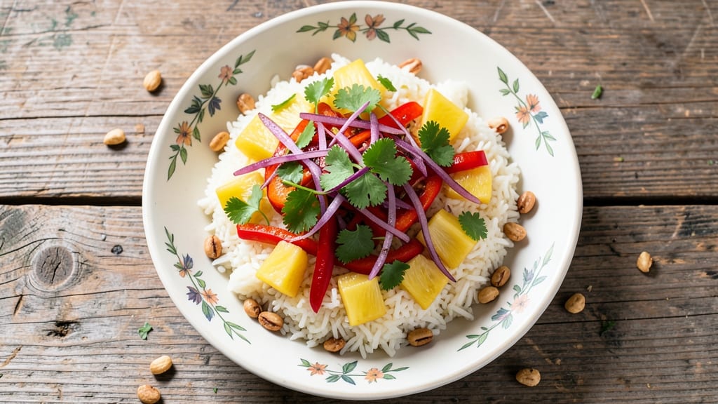 Pineapple Rice Salad Recipe: Tropical Crunch Meets Sweet Savory Bites