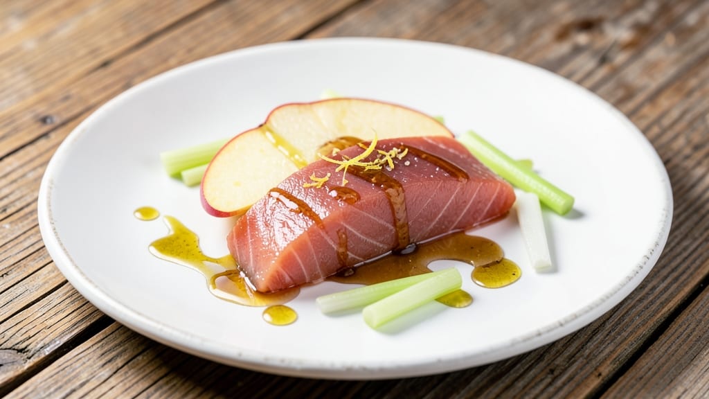 Apple Smoked Salmon Recipe: Crisp Celery and Sweet Tart Apple Drizzle Magic