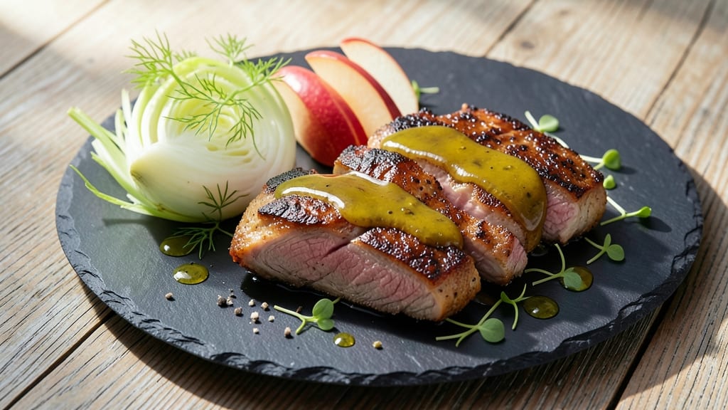Pork Chops Fennel Apple Recipe: Crispy Pan-Seared with Sweet-Tart Glaze
