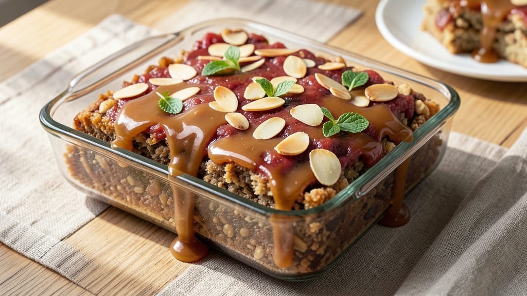 Raw Apple Cake Recipe With Caramel Sauce: No-Bake Layers With Warm Spice & Drizzled Goo