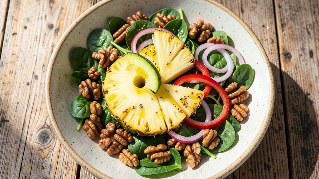 Lamberts Pineapple Walnut Salad Recipe: Tropical Crunch With Nutty Sweetness