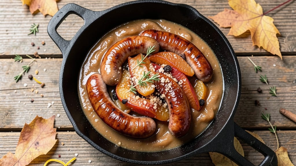 Apple Smoked Sausage Recipe: Crispy-Crusted Bites with Apple-Cider Glaze