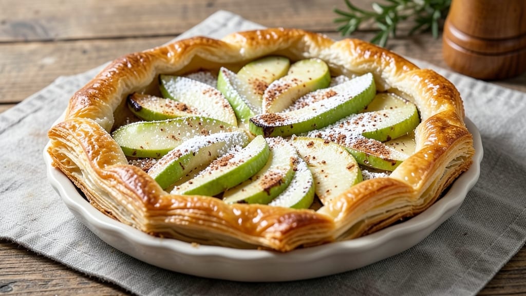 French Open Apple Tart Recipe: Buttery Crust Meets Warm Spiced Apple Filling