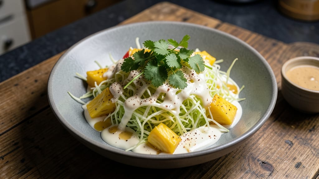 Cabbage Pineapple Salad Recipe: Crunchy Sweetness With Zesty Lime Dressing
