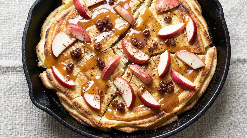 Apple Cinnamon Roll Sheet Pan Pancakes Recipe: Warm Spice Streusel Swirls in One Pan