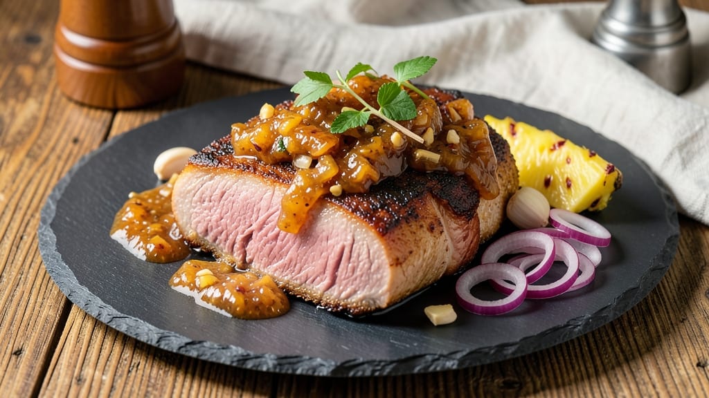 Pineapple Chutney Pork Recipe: Tropical Sweetness That Caramelizes Meat