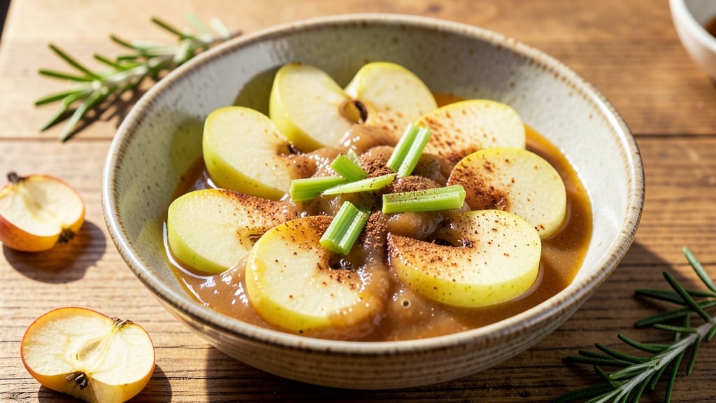 Cooking Apple Sauce Recipe: Spiced Simplicity With Celery’s Fresh Crunch