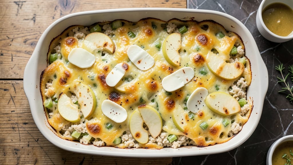Apple Cheese Casserole Recipe: Crisp Celery-Topped Comfort in One Dish