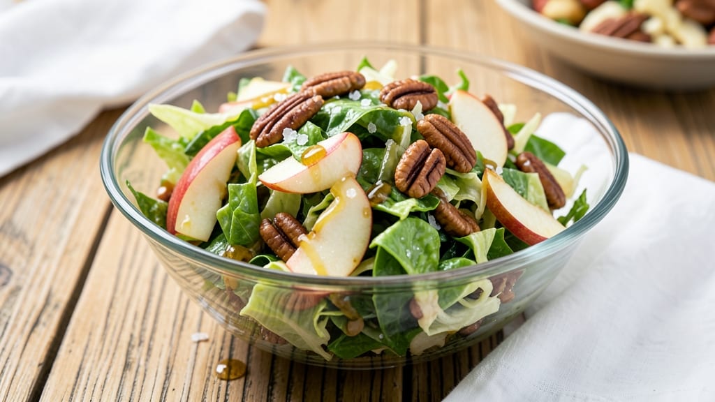 Apple Pecan Coleslaw Recipe: Crunchy Celery-Pecan Crunch With Apple Cider Vinaigrette