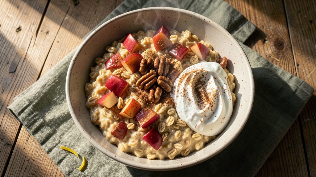 Apple Cinnamon Instant Oatmeal Recipe: Warm Spice Infusion Without Added Sugar