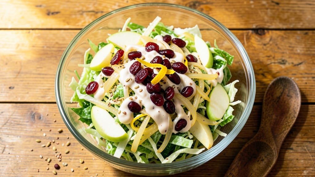 Apple Craisin Coleslaw Recipe: Caramelized Onions Meet Crunchy Cabbage