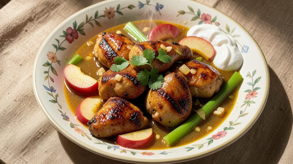 Chicken Apple Curry Recipe: Spiced Apple Celery Crunch in One Pot