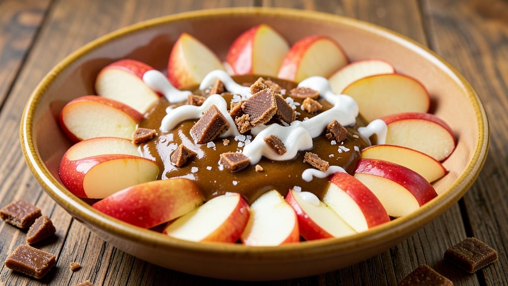 English Toffee Apple Dip Recipe: Warm Spice-Caramel Balance for Dipping