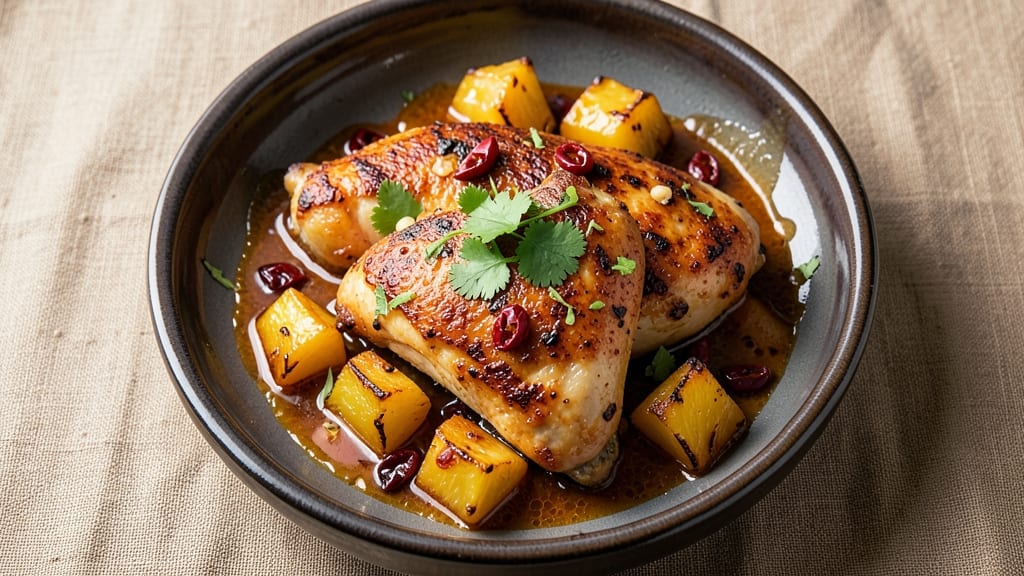 Roasted Pineapple Habanero Sauce Chicken Recipe: Sweet Heat That Caramelizes Every Bite