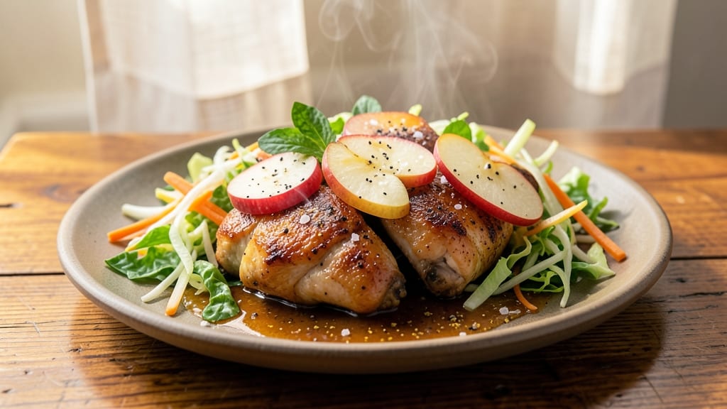Chicken Apple Cabbage Recipe: Braised Comfort With Crisp Celery Bites