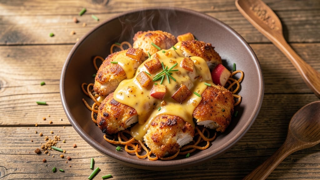 Cracker Barrel Apple Cheddar Chicken Recipe: One-Pan Crispy Celery and Melty Cheese Magic