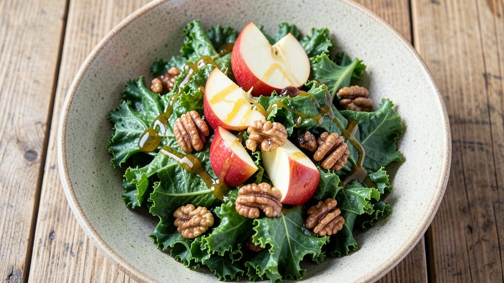 Kale Apple Walnut Salad Recipe: Crunchy, Sweet, and Nutty Autumn Bite