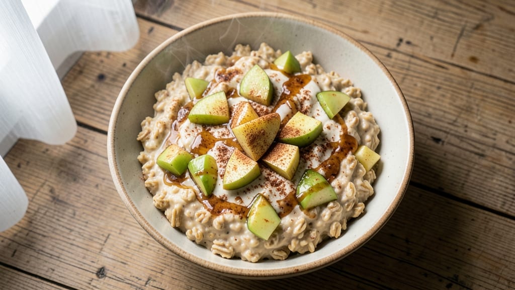 Slow Cooker Apple Cinnamon Oatmeal Recipe: Warm Spice and Apple Softness All Morning