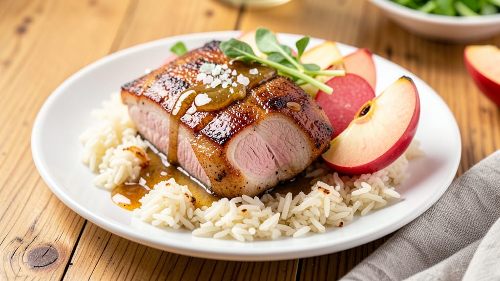 Pork Apple Rice Recipe: Sweet-Savory One-Pan Harmony With Celery Crunch