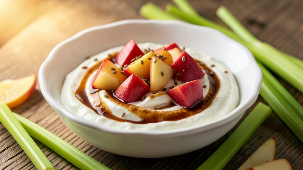 Vegan Apple Dip Recipe: Celery-Crusted Creaminess Without Added Sugar