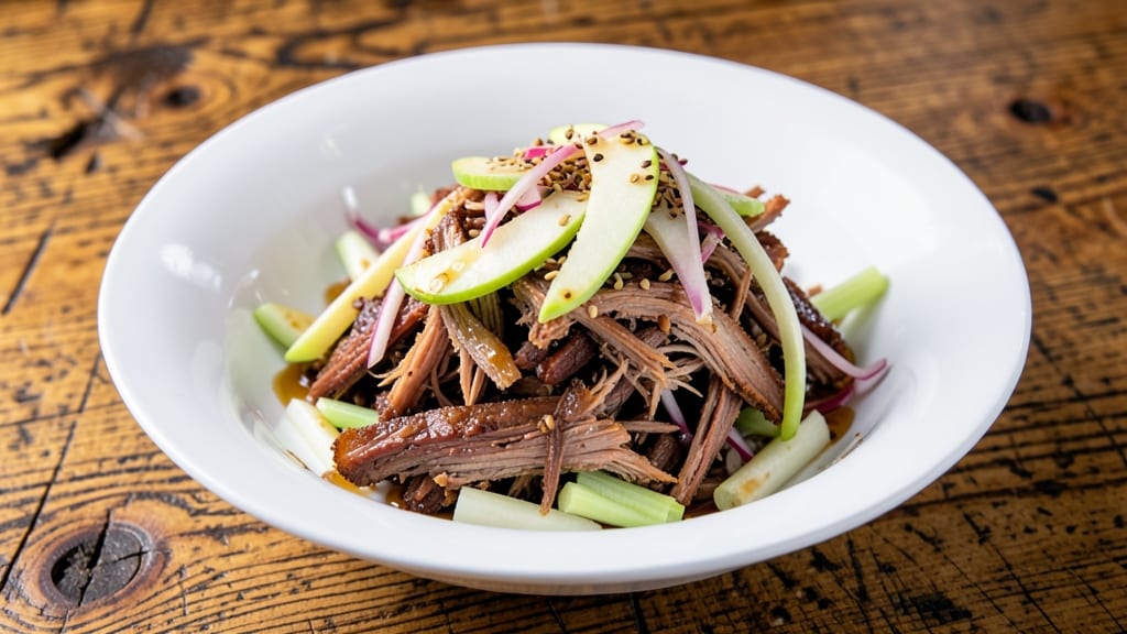Apple Slaw Recipe for Pulled Pork: Crunchy Celery and Sweet Tart Contrast That Sticks to Every Bite