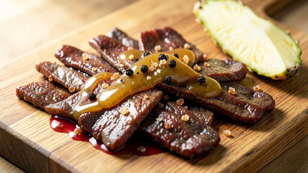 Beef Jerky Recipe With Pineapple Juice: Tropical Sweetness That Caramelizes Edges