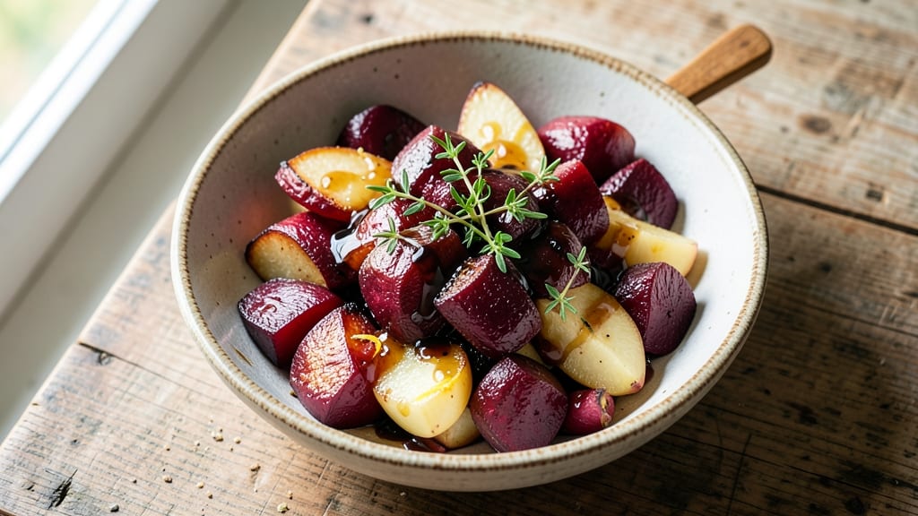 Roasted Beet and Apple Salad Recipe: Earthy Sweetness With Crispy Edges