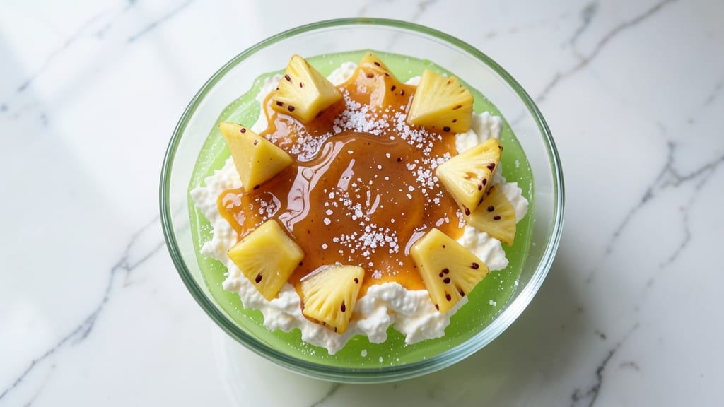 Jello Cottage Cheese Pineapple Salad Recipe: Tropical Creamy Layers With No Chill Needed
