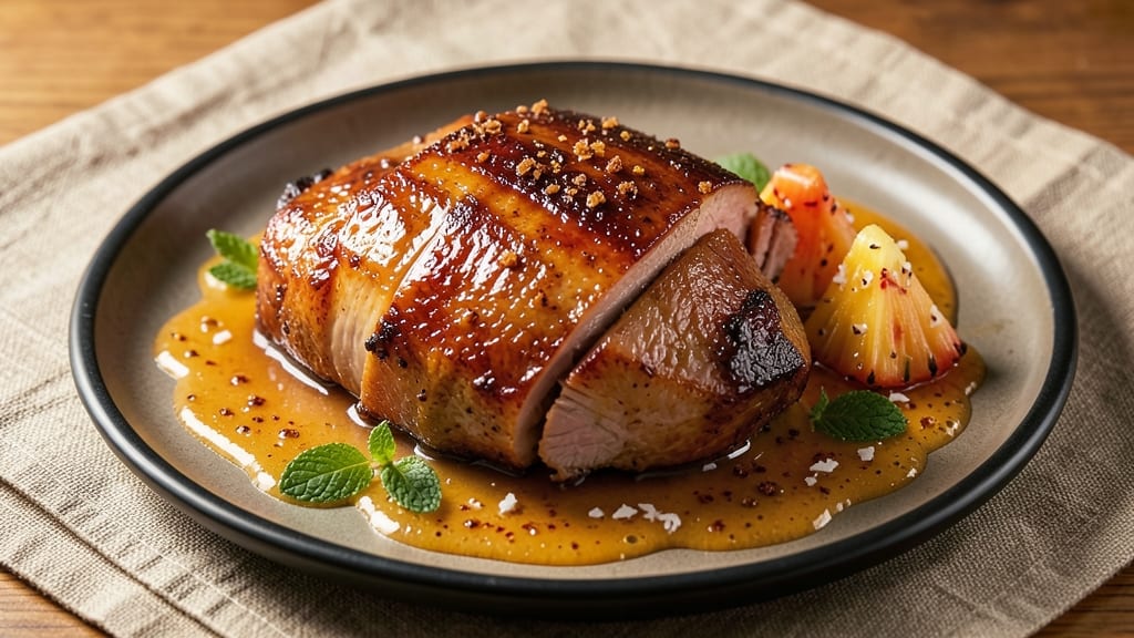 Pineapple Sauce For Baked Ham Recipe: Tropical Glaze That Caramelizes to Sticky Sweetness