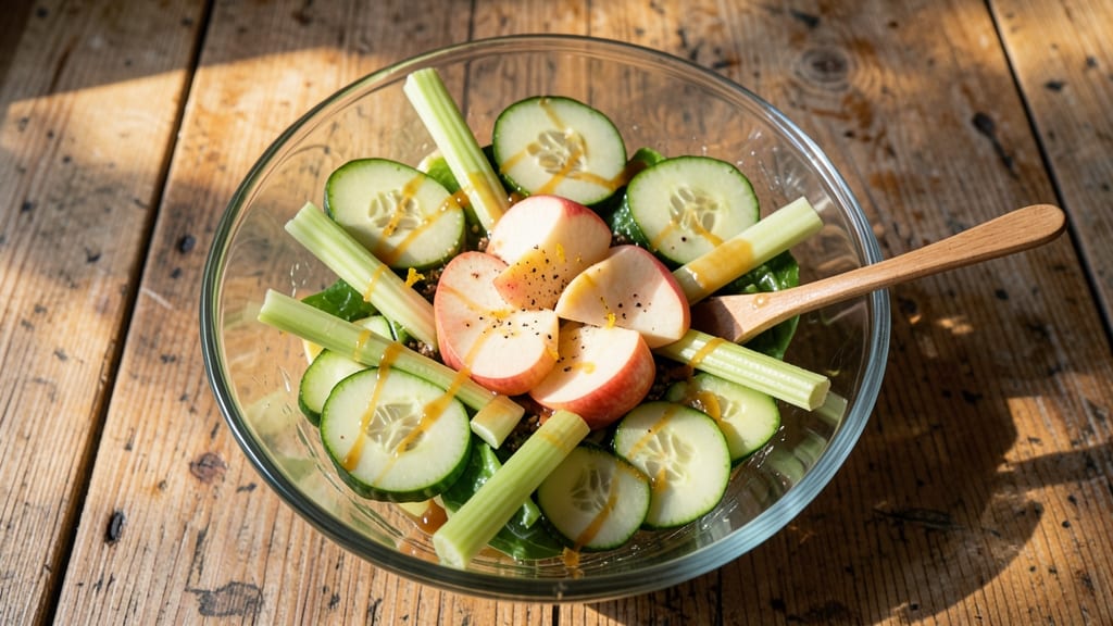 Cucumber Celery Apple Salad Recipe: Crisp Refreshment With Sweet-Tart Balance