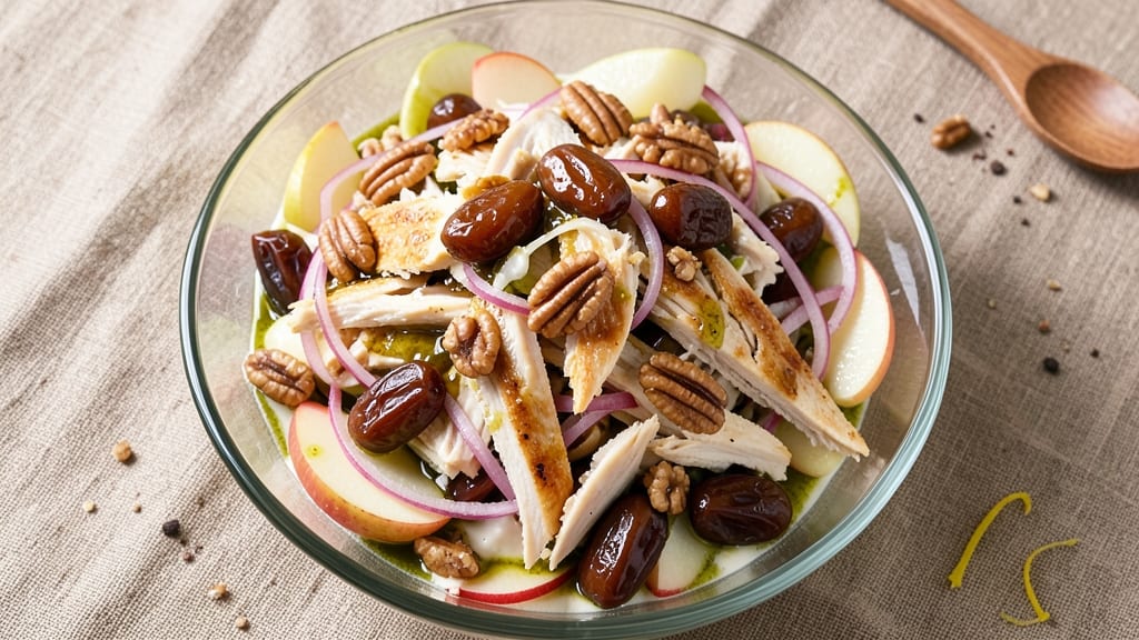 Apple Date Chicken Salad Recipe: Sweet and Savory Protein-Packed Bites