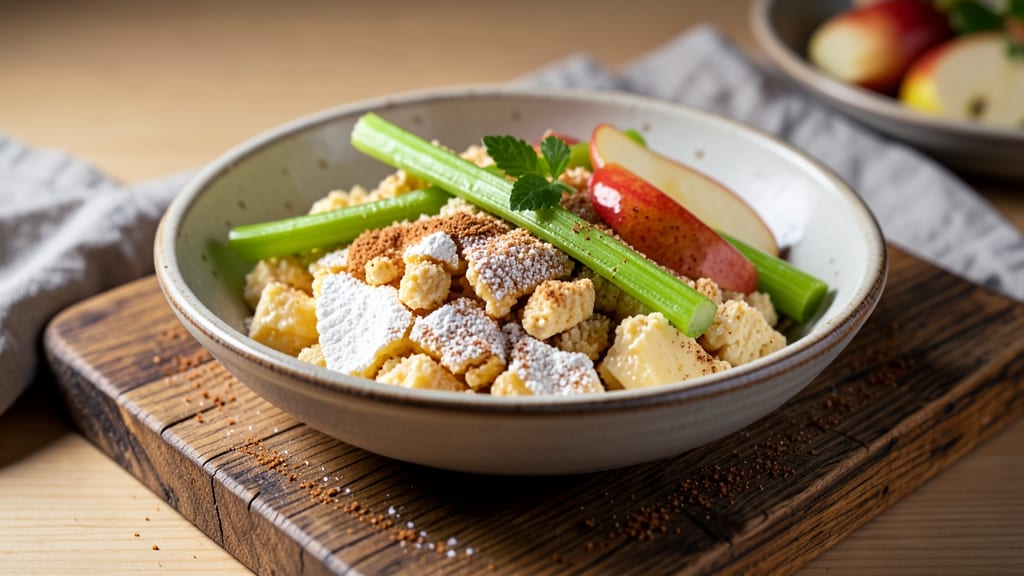 Lithuanian Apple Cheese Recipe: Crisp Celery and Tart Apple Crunch in One Pan