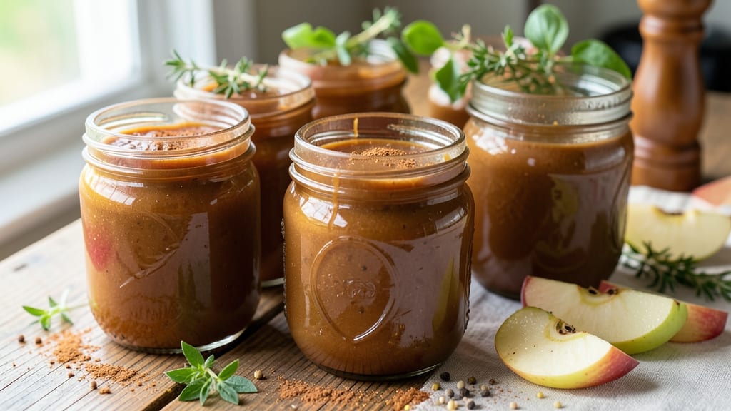 Apple Sauce Canning Recipe No Sugar: Slow-Cooked Spice Infusion for Versatile Use
