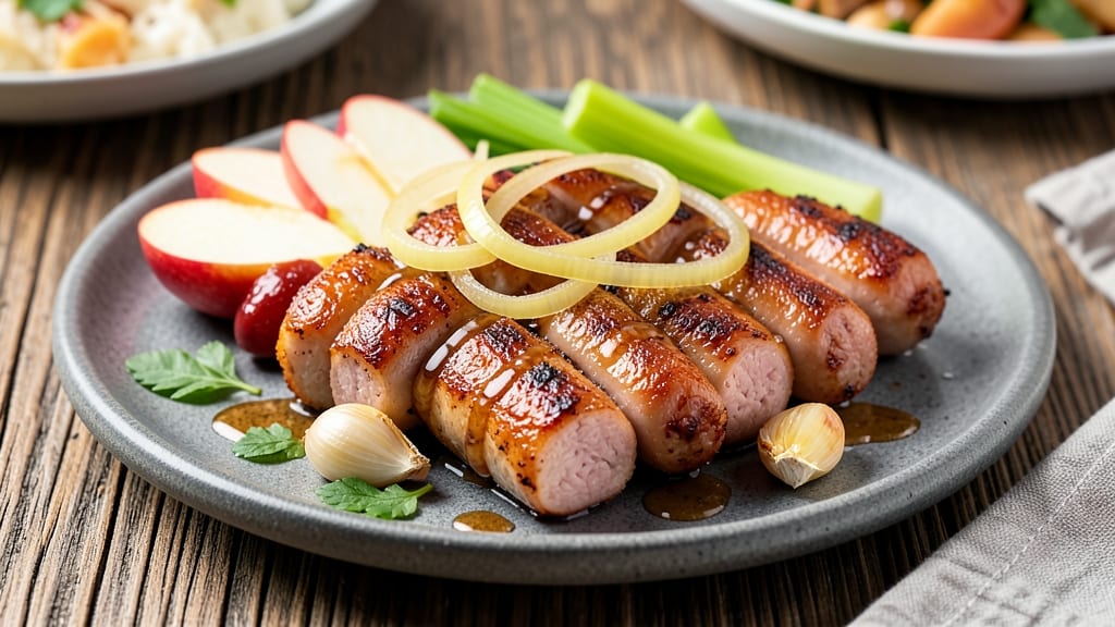 Sweet Apple Chicken Sausage Recipe: One-Pan Harmony of Crisp Celery and Caramelized Sweetness